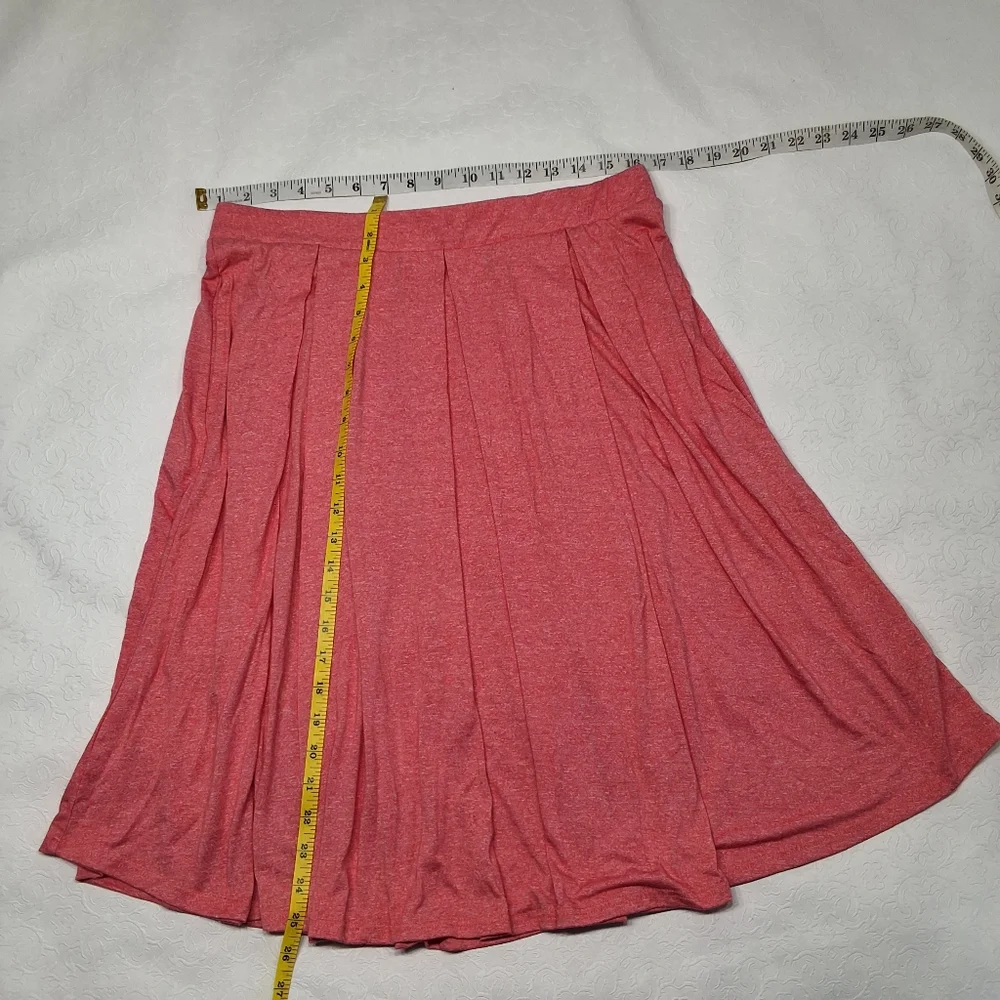 LulaRoe Pocketed Skirt Pink Color Size XL